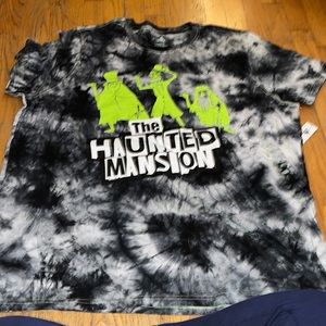 Disney the haunted mansion hitchhiking ghosts tie dye t-shirt